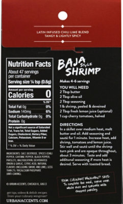 Urban Accents Seasoning Mix Baja Style Shrimp - 1 Oz - Image 3