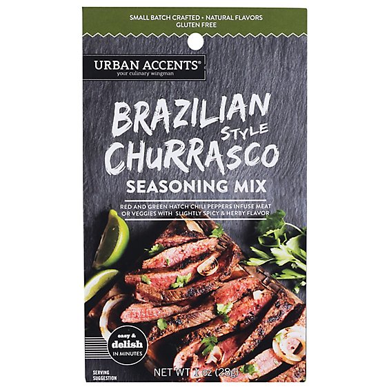 Urban Accents Seasoning Mix Brazilian Churrasco - 1 Oz