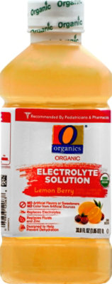 O Organics Organic Electrolyte Solution Lemon Berry - 1 Liter - Image 2