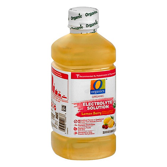 O Organics Organic Electrolyte Solution Lemon Berry - 1 Liter