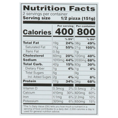 Open Nature Cauliflower Crust Uncured Pepperoni Gluten Free Frozen Pizza - 10.63 Oz - Image 3