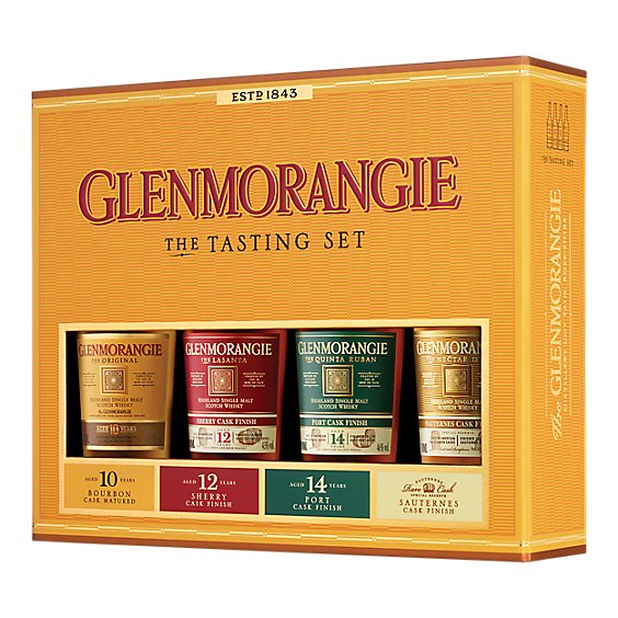 Glenmorangie Scotch Whisky Single Malt Taster Pack - 4-100 Ml