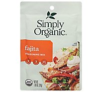 Simply Organic Regular Dry Fajita Seasoning Mix - 1.10 Oz