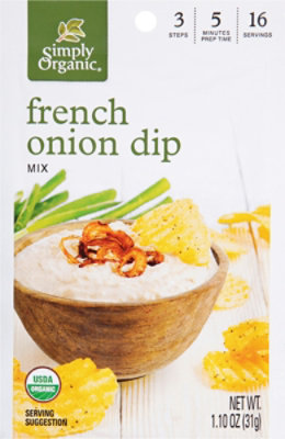 Simply Organic Dip Mix Frnch Onion - 1.10 Oz - Image 2