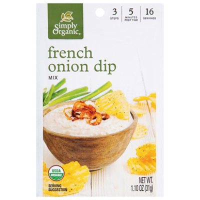 Simply Organic Dip Mix Frnch Onion - 1.10 Oz - Image 1