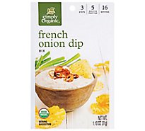 Simply Organic Dip Mix Frnch Onion - 1.10 Oz