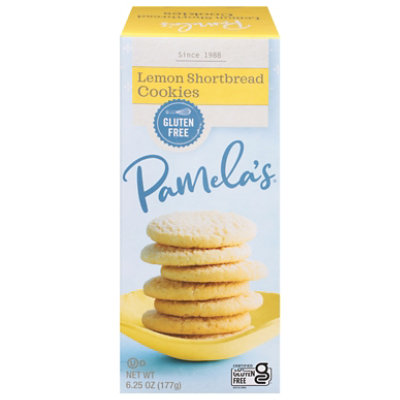 Pamelas Cookies Lemon Shortbread - 6 Oz