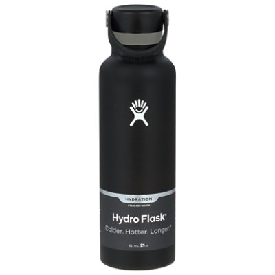 Hydro Flask 18 oz Standard Mouth Bottle Black