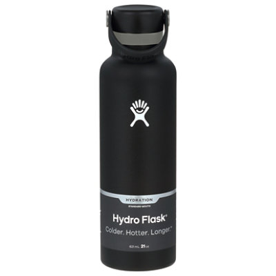 Hydro Flask Standard Mouth Black 21oz - Each - Image 1