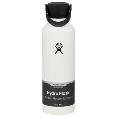 Hydro Flask  Standard Mouth White 21oz - Each - Image 3