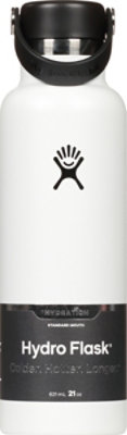 Hydro Flask  Standard Mouth White 21oz - Each - Image 2