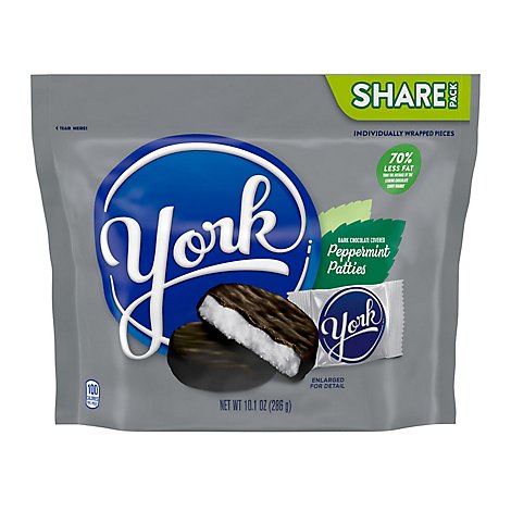 York Peppermint Patties Dark Chocolate Covered Share Pack - 10.1 Oz