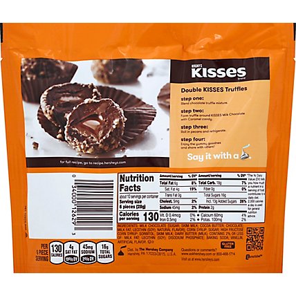 HERSHEYS Kisses Milk Chocolate With Caramel Share Pack - 10 Oz - Image 3