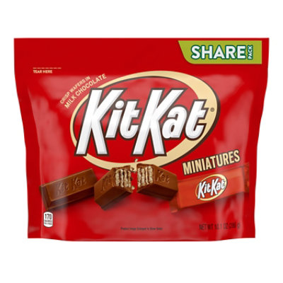 Kit Kat Miniatures Milk Chocolate Wafer Candy Share Pack - 10.1 Oz - Image 1