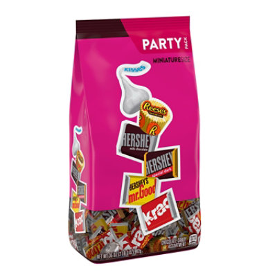 Hersheys And Reeses Assorted Chocolate Flavored Candy Party Pack - 35 Oz - Image 1