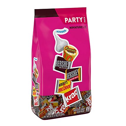 HERSHEY'S Miniatures Assorted Chocolate Candy Bars Bulk Party Pack - 35 Oz - Image 1