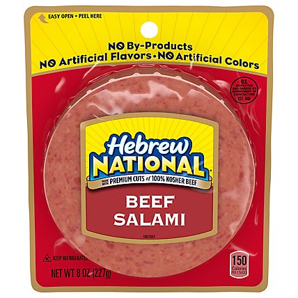 Hebrew National Salami Beef - 8 Oz - Image 3