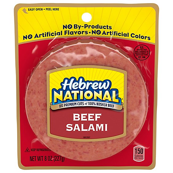 Hebrew National Salami Beef - 8 Oz