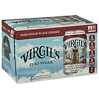 Virgils Soda Blck Cherry Zer - 6-12 Fl. Oz. - Image 1