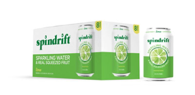 Spindrift Lime Sparkling Water - 8-12 Fl. Oz. - Image 1