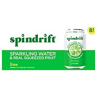Spindrift Lime Sparkling Water - 8-12 Fl. Oz. - Image 1
