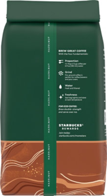 Starbucks No Artificial Flavors 100% Arabica Hazelnut Flavored Ground Coffee Bag - 11 Oz - Image 5