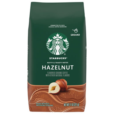 Starbucks No Artificial Flavors 100% Arabica Hazelnut Flavored Ground Coffee Bag - 11 Oz - Image 1