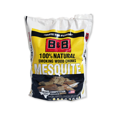 B&B Mesquite Bbq Wood Chunks - Each - Image 1