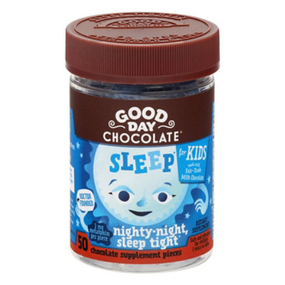 Good Day Chocolate Supplement Kids Sleep Aid - 50 Count - Image 3