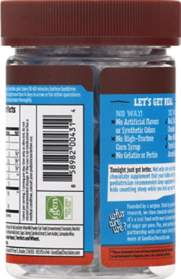 Good Day Chocolate Supplement Kids Sleep Aid - 50 Count - Image 5