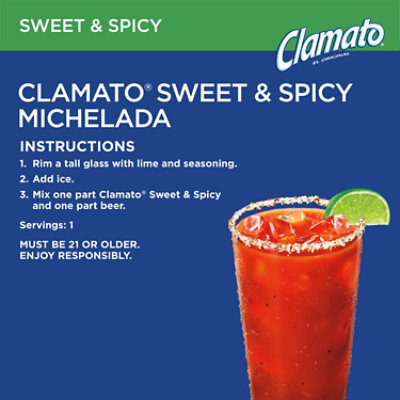 Clamato Sweet & Spicy Tomato Cocktail Bottle - 64 Fl. Oz. - Image 5