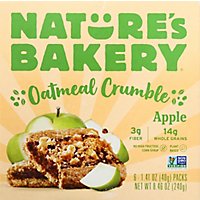 Natures Bakery Oatmeal Crumble Apple - 8.46 Oz - Image 2