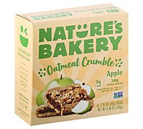Natures Bakery Oatmeal Crumble Apple - 8.46 Oz