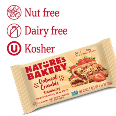 Natures Bakery Oatmeal Crumble Strawberry - 6-1.4 Oz - Image 5