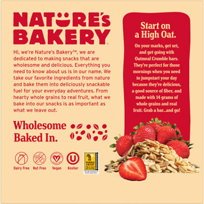 Natures Bakery Oatmeal Crumble Strawberry - 6-1.4 Oz - Image 3