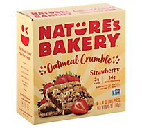 Natures Bakery Oatmeal Crumble Strawberry - 6-1.4 Oz