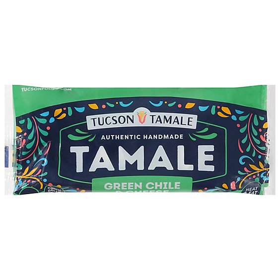 Tucson Green Chile And Cheese Tamale - 5 Oz