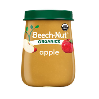 Beech-Nut Organics Baby Food Stage 1 Apple - 4 Oz