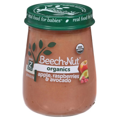 Beech-Nut Organics Stage 2 Baby Food Apple Raspberries & Avocado - 4 Oz - Image 2