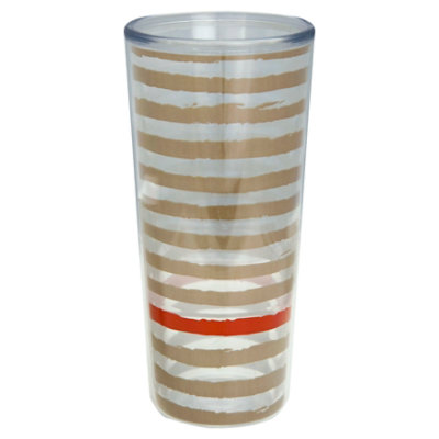 Thermoserv Putty Canyon Coral Stripes Tumbler 18oz - Each