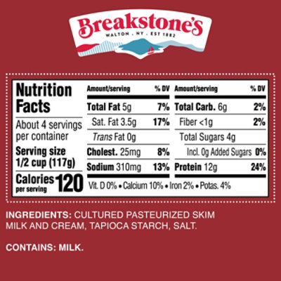 Breakstones Smooth Cream Cottage Cheese - 16 Oz - Image 4