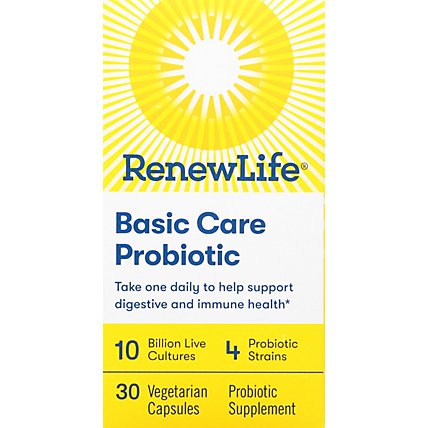Renew Life Basic Care Probiotic - 30 Count - Image 2