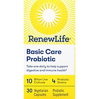 Renew Life Basic Care Probiotic - 30 Count - Image 2