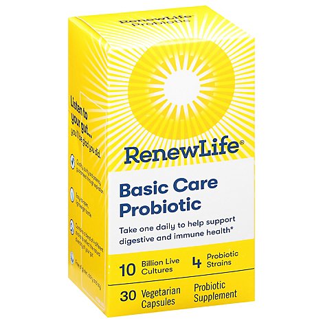 Renew Life Basic Care Probiotic - 30 Count
