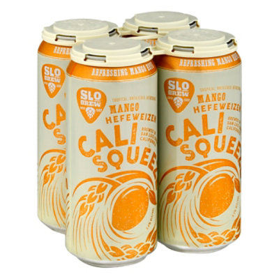 Slo Brew Mango Squeeze In Cans - 4-16 Fl. Oz.