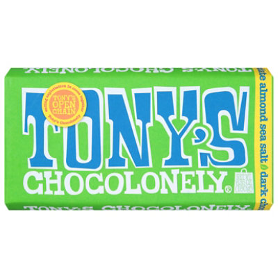 Tonys Cho Bar Choc Drk Almd Sea Slt - 6.35 Oz - Image 3