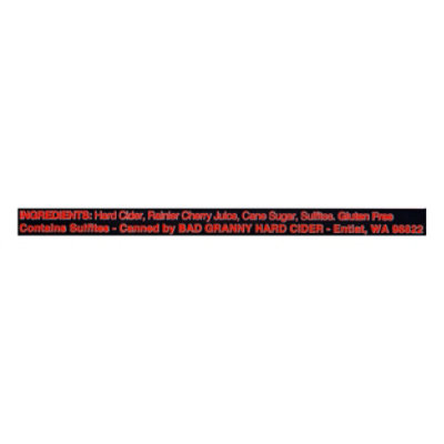 Bad Granny Rainier Cherry Cider In Cans - 19.2 Fl. Oz. - Image 5