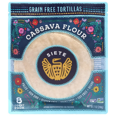 Siete Grain Free Cassava Flour Tortillas - 8 Count - Image 3