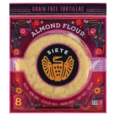 Siete Grain Free Almond Flour Tortillas - 8 Count - Image 3