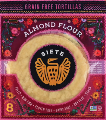 Siete Grain Free Almond Flour Tortillas - 8 Count - Image 2